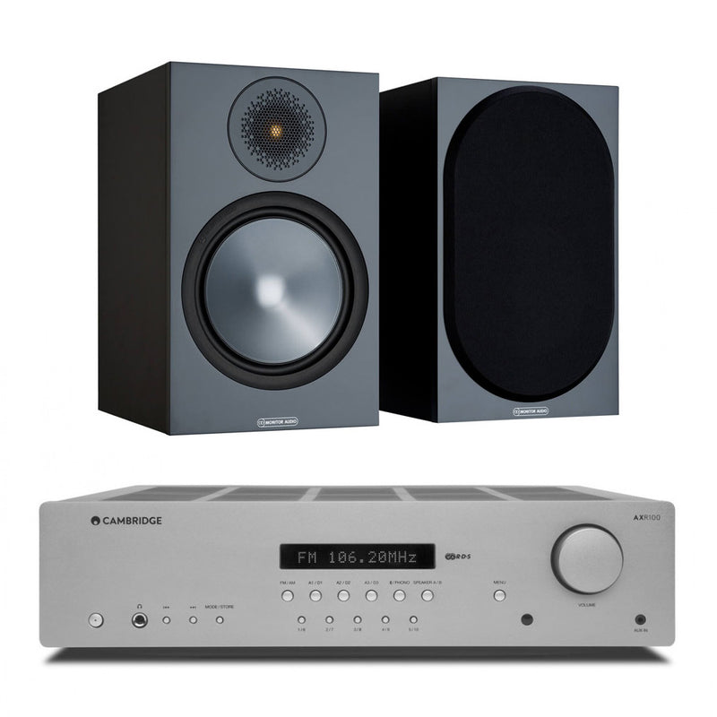 מערכת סטריאו Cambridge AXR85 + Monitor Audio Bronze 100