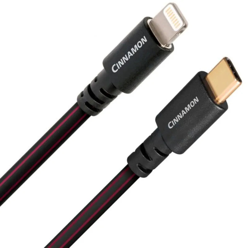 כבל USB Type C TO Lightning Cable AudioQuest Cinnamon