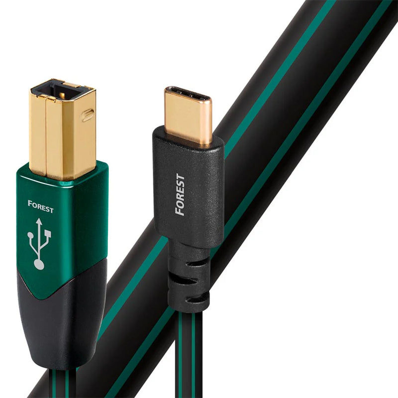 כבל USB Type C TO B Cable AudioQuest Forest