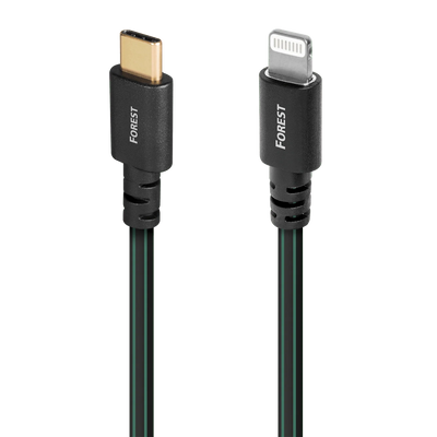 כבל USB Type C TO Lightning Cable AudioQuest Forest