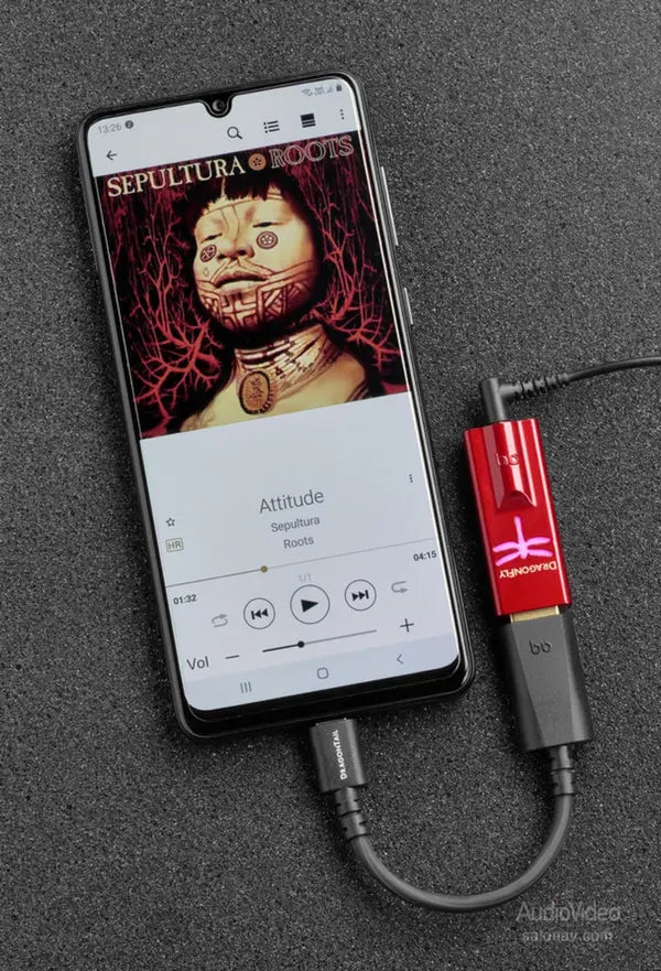 ממיר DAC אודיו AudioQuest DragonFly Red