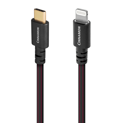 כבל USB Type C TO Lightning Cable AudioQuest Cinnamon