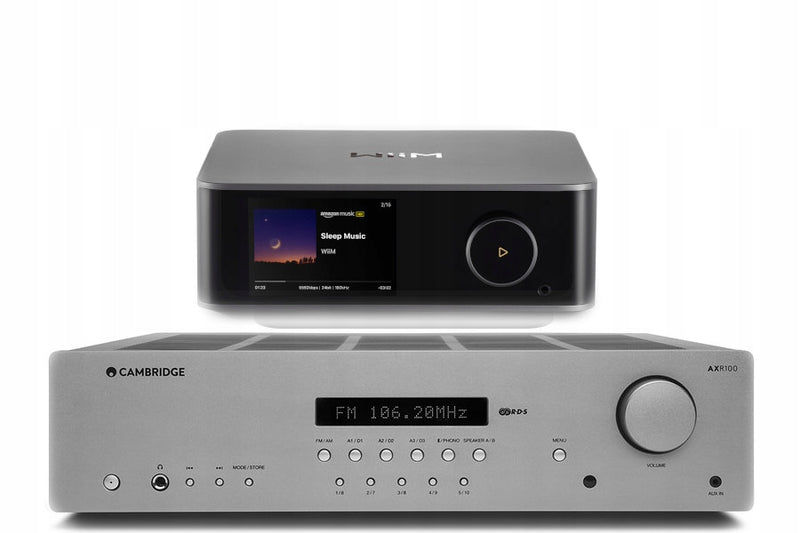 מערכת סטריאו Cambridge Audio AX100 + Wiim Ultra Streamer
