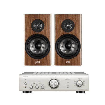 מערכת סטריאו Denon PMA600 + Polk Audio Reserve R200