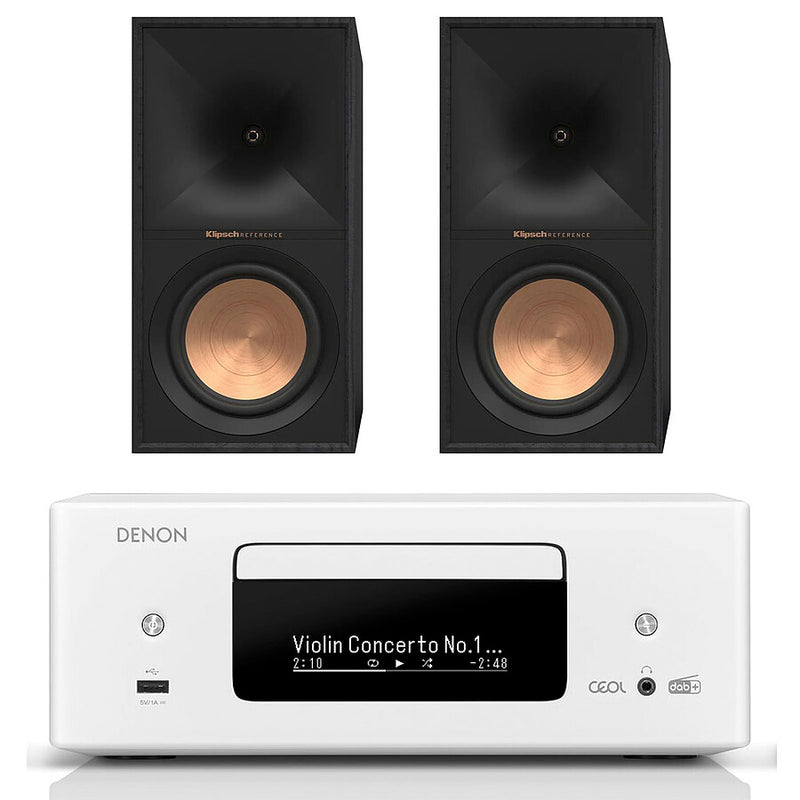 Denon RCD-N12 black + Klipsch R-50M
