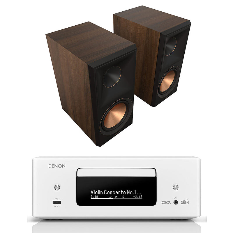 Denon RCD-N12 black + Klipsch RP-600 II
