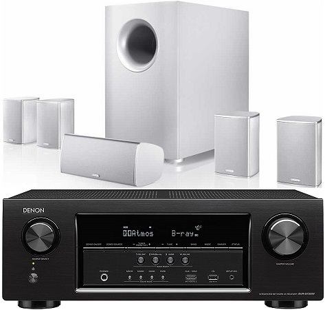 קולנוע ביתי Denon AVR-1800 + Canton Movie135cx