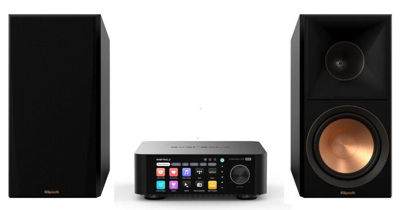 מערכת סטריאו EverSolo Play Amp + Klipsch RP-500M II