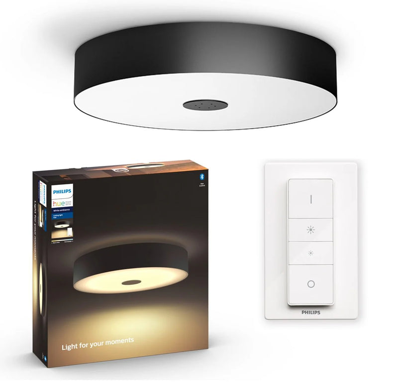 גוף תאורה philips Hue Fair Ceiling Lamp White Ambiance-Black