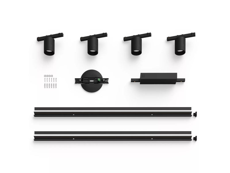 פס צבירה Philips Hue Perifo straight ceiling base kit Black