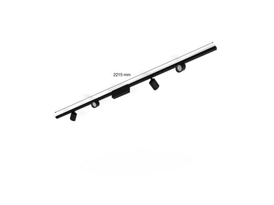 פס צבירה Philips Hue Perifo straight ceiling base kit Black