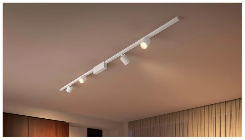 פס צבירה Philips Hue Perifo straight ceiling kit, 3 spots, 1 light bar, White
