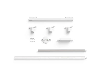 פס צבירה Philips Hue Perifo straight ceiling kit, 3 spots, 1 light bar, White