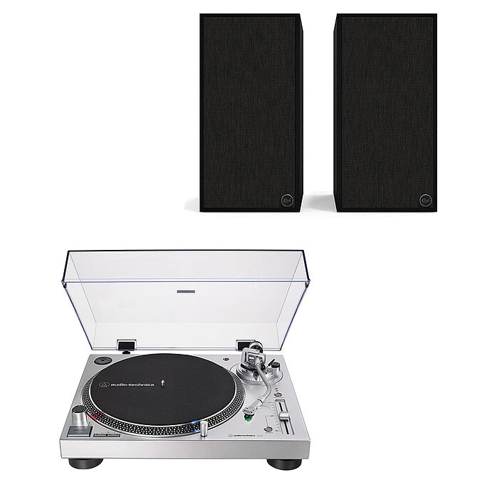 רמקולים מוגברים Klipsch The Sevens + Audio Technica AT-LP120XUSB