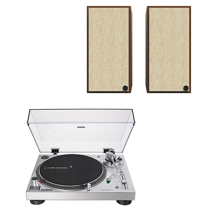 רמקולים מוגברים Klipsch The Sevens + Audio Technica AT-LP120XUSB