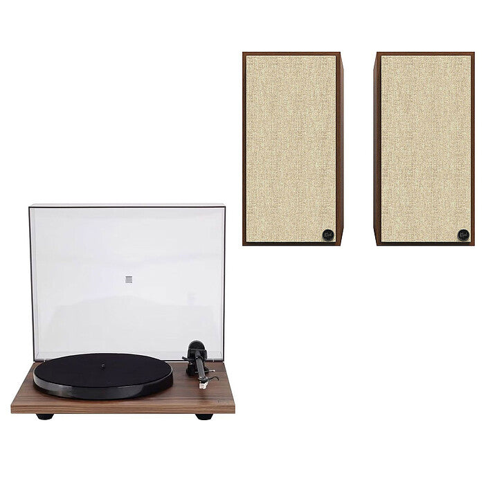 רמקולים מוגברים Klipsch The Sevens + Rega Planar 1
