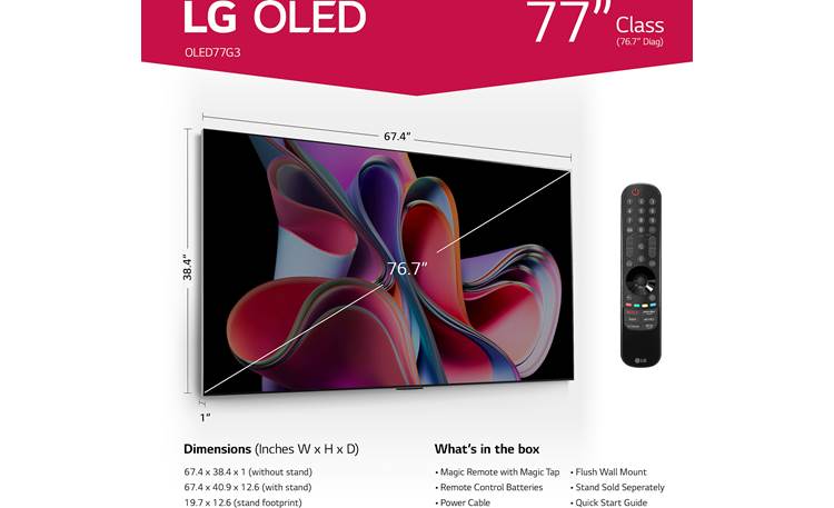 טלוויזיה "77 LG OLED77G36LA