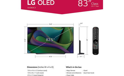 טלוויזיה "83 LG OLED83C36LC
