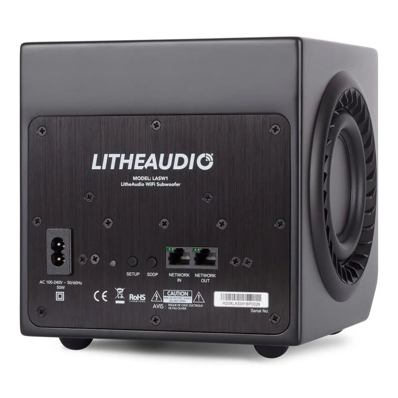 סט זוג רמקולים מוגבר שקוע אלחוטי Lithe Audio WIFI (6610) +  סאב אלחוטי דגם (1675)