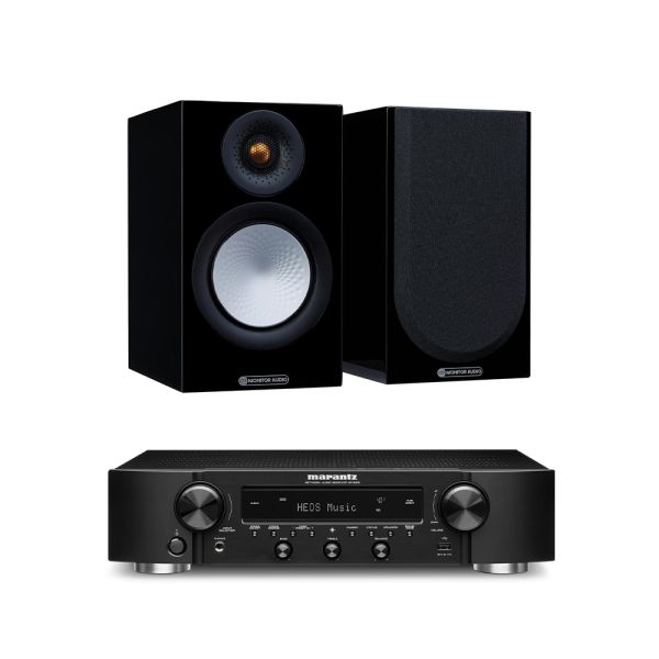 מערכת סטריאו Marantz NR-1200 + Monitor Audio Silver 50 7g