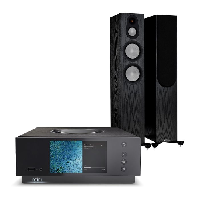 מערכת סטריאו Naim Uniti Atom + Monitor Audio Silver 300 7G