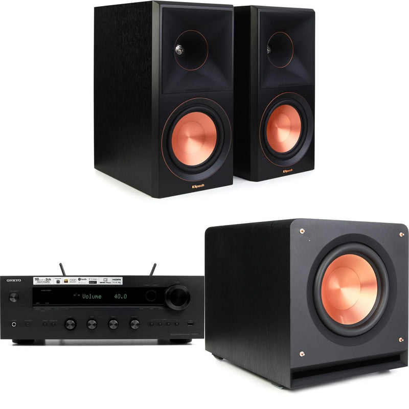 מערכת סטריאו Onkyo TX-8470 + Klipsch RP-600M II 2.1 set
