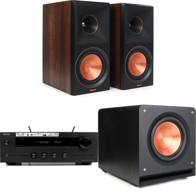 מערכת סטריאו Onkyo TX-8470 + Klipsch RP-600M II 2.1 set