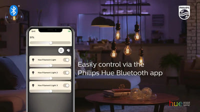סט נורות Philips Philips Hue 7W ST72 E27 White Filament 4 pack