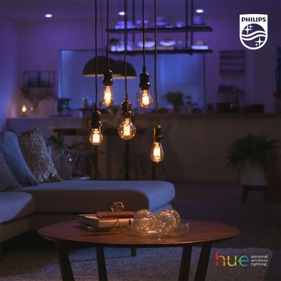 סט נורות Philips Philips Hue 7W ST72 E27 White Filament 4 pack
