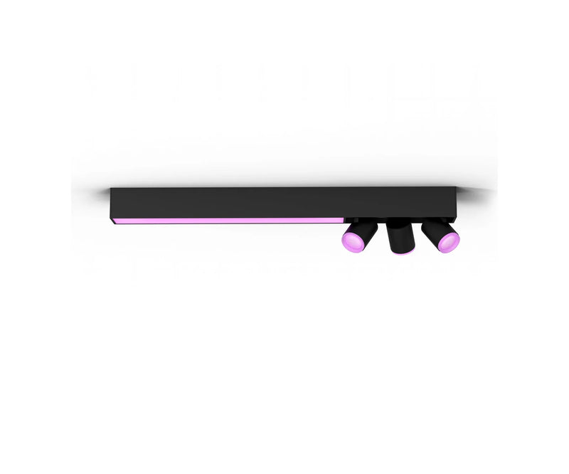 גוף תאורה philips Hue Centris 3 Ceiling Lamp W&Color Ambiance-Black V2