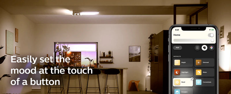 גוף תאורה philips Hue Centris 3 Ceiling Lamp W&Color Ambiance-White V2