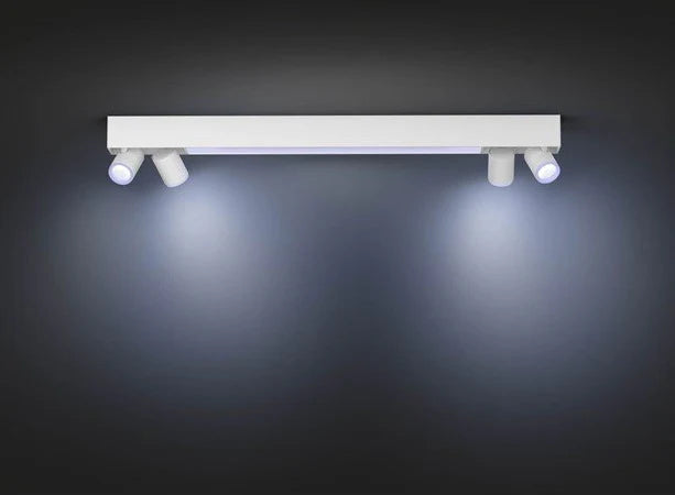 גוף תאורה philips Hue Centris 4 Ceiling Lamp W&Color Ambiance-White V2