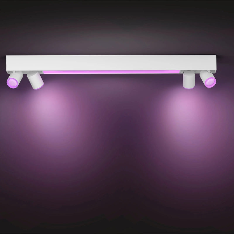גוף תאורה philips Hue Centris 4 Ceiling Lamp W&Color Ambiance-White V2