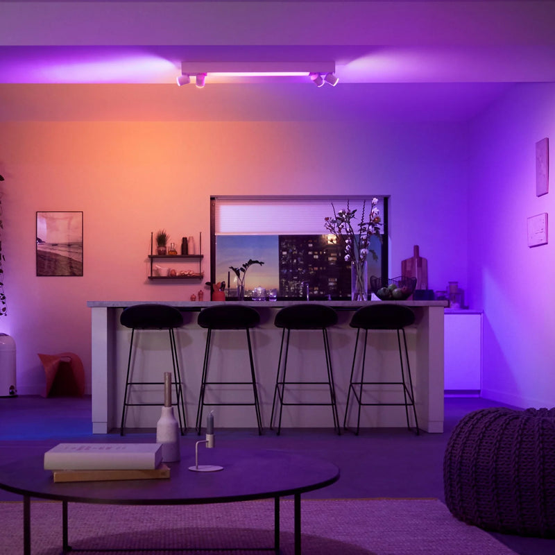 גוף תאורה philips Hue Centris 4 Ceiling Lamp W&Color Ambiance-White V2