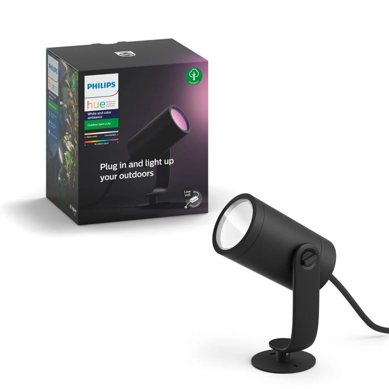 תאורת חוץ Philips Hue Lily Outdoor Spot 8W W & Color Ambiance