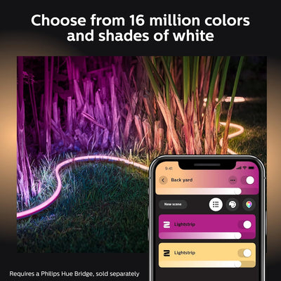 פס תאורת חוץ Philips Hue Outdoor Lightstrip 5M W&Color Ambiance