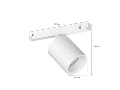 גוף תאורה Philips Hue Perifo Cylinder spotlight White