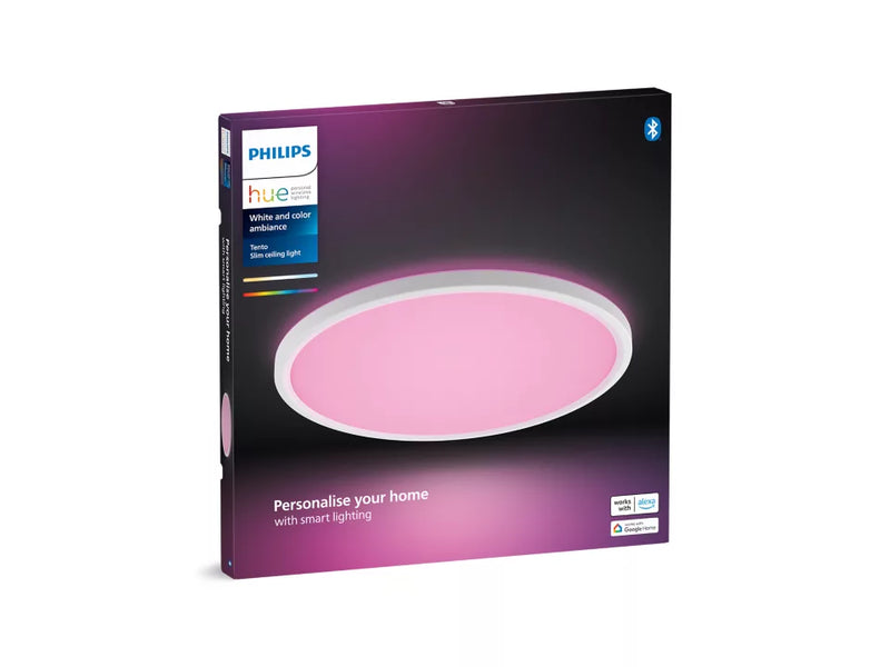 גוף תאורה Philips Hue Tento WCA Slim ceiling RD M light - White