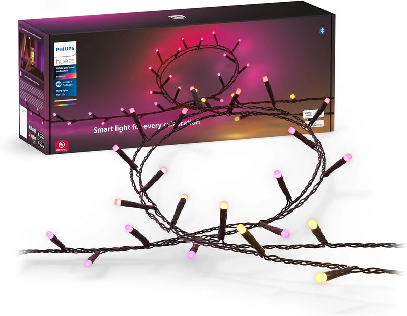 פס תאורת חוץ Philips Hue W&C Ambiance Festavia 500 string lights