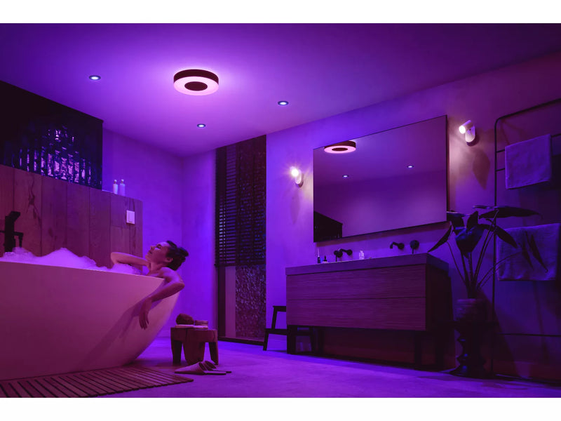 גוף תאורה philips Hue Xamento M Ceiling Lamp W&Color Ambiance-Black