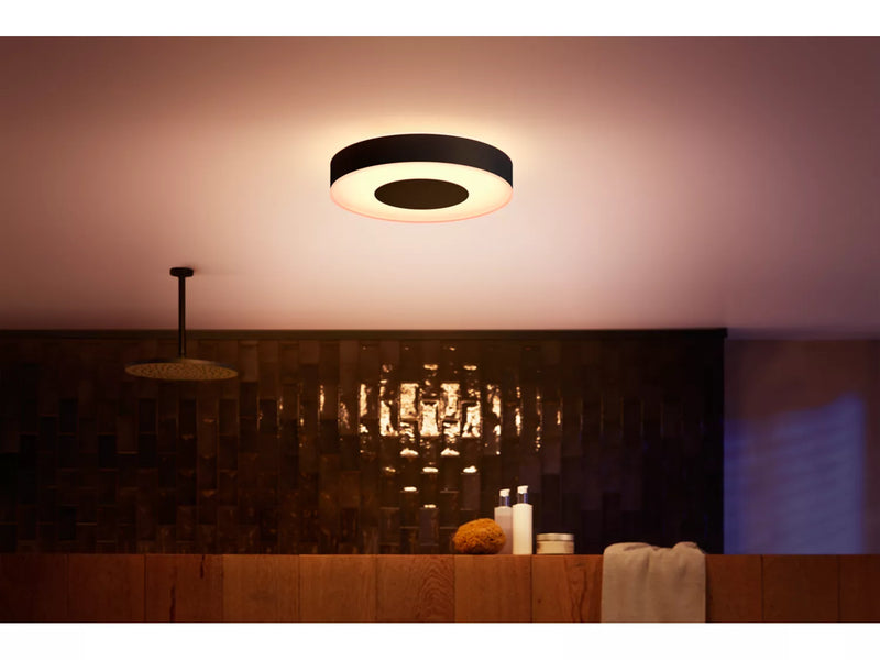 גוף תאורה philips Hue Xamento M Ceiling Lamp W&Color Ambiance-Black
