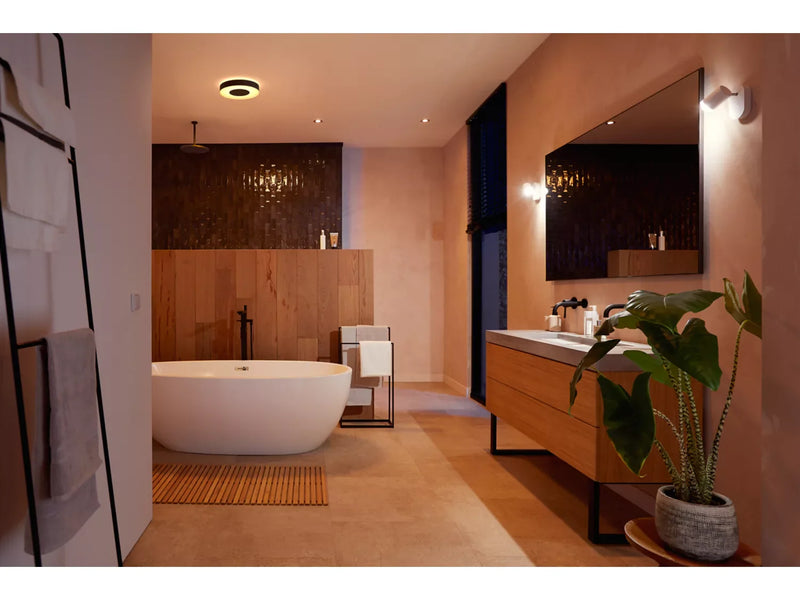 גוף תאורה philips Hue Xamento M Ceiling Lamp W&Color Ambiance-Black