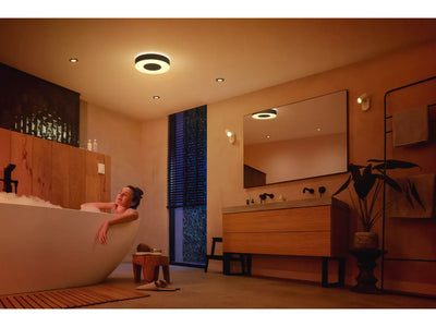 גוף תאורה philips Hue Xamento M Ceiling Lamp W&Color Ambiance-Black
