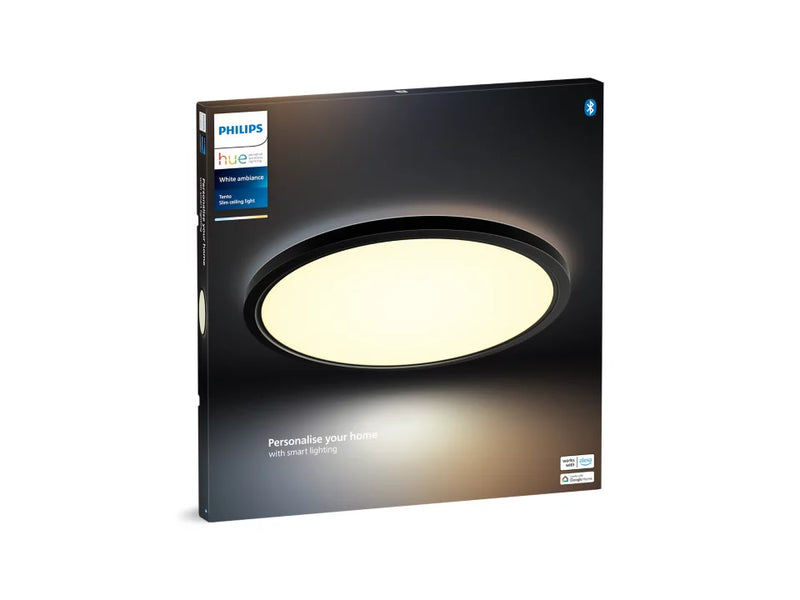 גוף תאורה Philips Hue Tento WA Slim ceiling RD XL Black