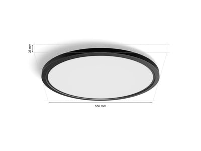 גוף תאורה philips Hue Tento WCA Slim ceiling XL light - Black