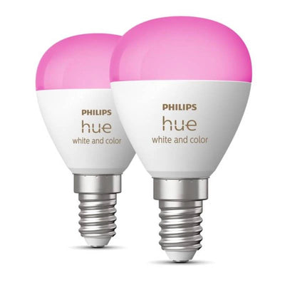 סט נורות Philips Hue White and Color Ambiance Lustre – E14 smart bulb 2p