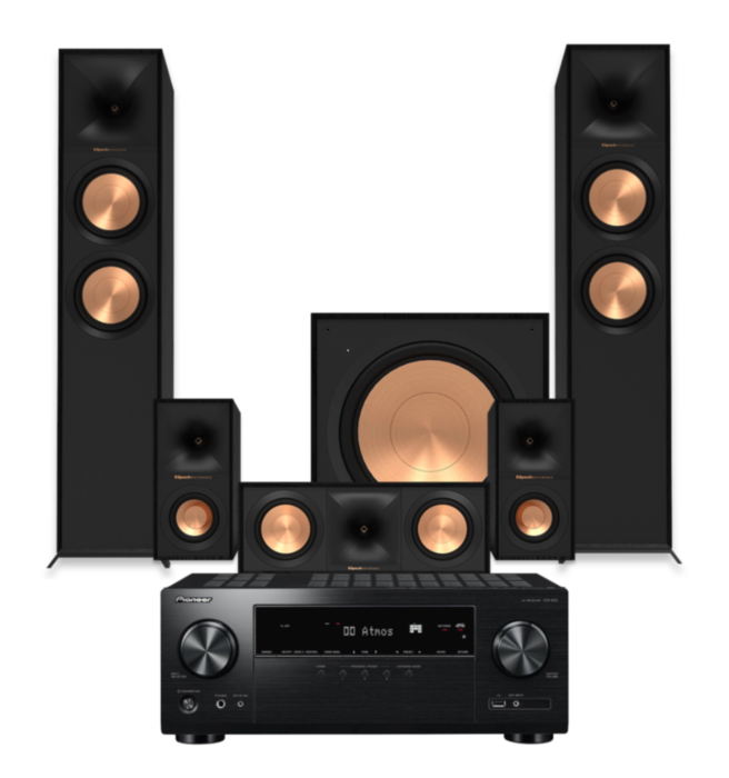 קולנוע ביתי Pioneer VSX-935 + Klipsch R-605FA Dolby Atmos Set