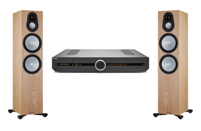 מערכת סטריאו Roksan Attessa Streaming Amp + Monitor Audio Silver 300 7G