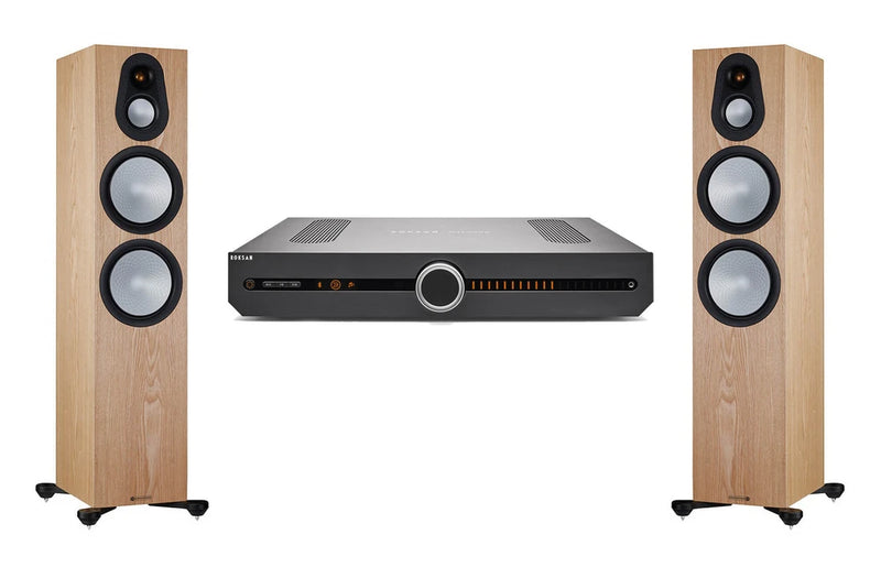מערכת סטריאו Roksan Attessa Streaming Amp + Monitor Audio Silver 300 7G