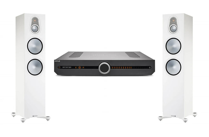 מערכת סטריאו Roksan Attessa Streaming Amp + Monitor Audio Silver 300 7G
